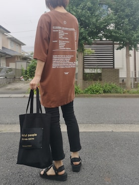 「OUV（オーブ）のアイテム」を使った、RIyO.さん（レディース・157cm）の夏コーディネート