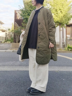 「AMERICAN HOLIC」｜「アイテム（トップス）」を使った、RIyO.さん（レディース・157cm）の秋コーディネート