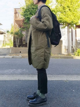 「OUV（オーブ）のアイテム」を使った、RIyO.さん（レディース・159cm）の秋コーディネート