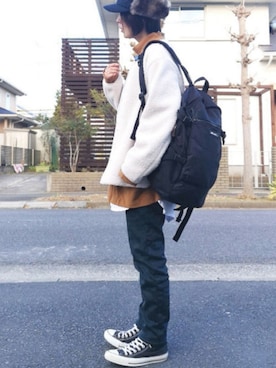 RIyO.さん(レディース・159cm)の冬コーディネート