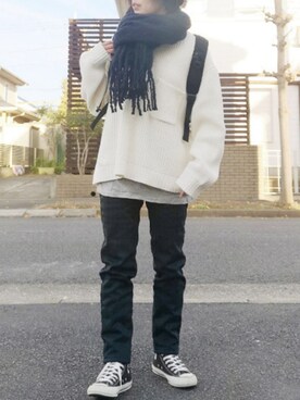 RIyO.さん(レディース・159cm)の冬コーディネート