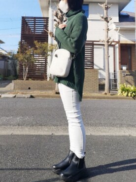 RIyO.さん（レディース・159cm）の冬コーディネート