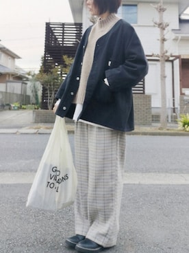 RIyO.さん(レディース・159cm)の冬コーディネート