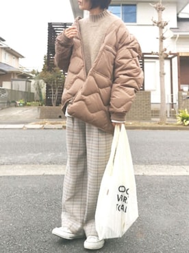 RIyO.さん(レディース・159cm)の冬コーディネート