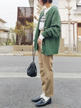 RIyO.さん(レディース・159cm)の冬コーディネート