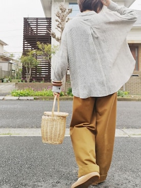 「pr」｜「アイテム（バッグ）」を使った、RIyO.さん（レディース・159cm）の春コーディネート