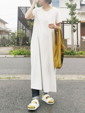 「ビリケンシュトック」｜RIyO.さん（レディース・159cm）の春コーディネート