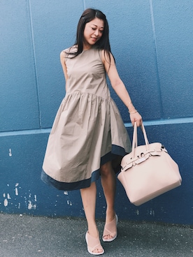 「ハラチ」｜「アイテム（ワンピース/ドレス）」を使った、miyacoさん（レディース・163cm）の夏コーディネート