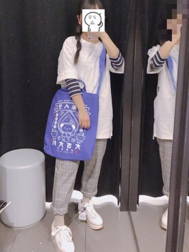 「日常」｜「アイテム（アクセサリー）」を使った、是你的战士さん（レディース・155cm）の春コーディネート