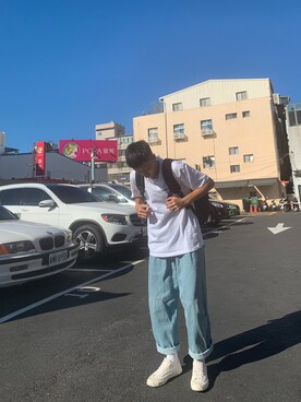 「AGEのアイテム」を使った、Lanxさん（レディース・167cm）の夏コーディネート