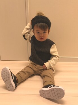 ayaさん(キッズ・80cm)の冬コーディネート