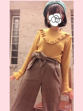 「one after another NICE CLAUP（ワンアフターアナザーナイスクラップ）のアイテム（アクセサリー）」を使った、Uruca.｡.:✽・ﾟさん（レディース・158cm）の秋コーディネート