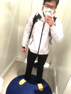 「HELLY HANSEN（ヘリーハンセン）のアイテム（ブルゾン）」を使った、koheiさん（メンズ・173cm）の春コーディネート