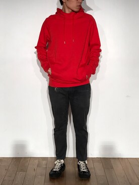 「JULIAN DAVID（ジュリアン デイヴィッド）のアイテム」を使った、Georgeさん（メンズ・170cm）の春コーディネート