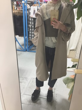 「AGNOST（アグノスト）のアイテム」を使った、MNMさん（レディース・162cm）の秋コーディネート