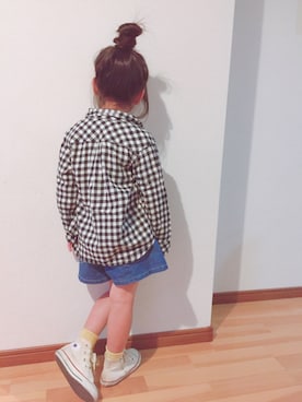 「apres les cours（アプレレクール）のアイテム（その他）」を使った、suzusukeさん（キッズ・110cm）の春コーディネート