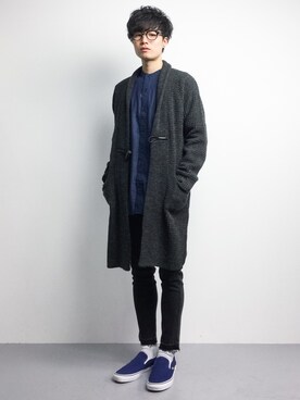 武井一輝さん（メンズ・173cm）の冬コーディネート