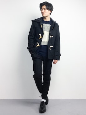 武井一輝さん(メンズ・173cm)の冬コーディネート