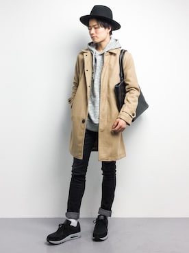 武井一輝さん（メンズ・173cm）の冬コーディネート