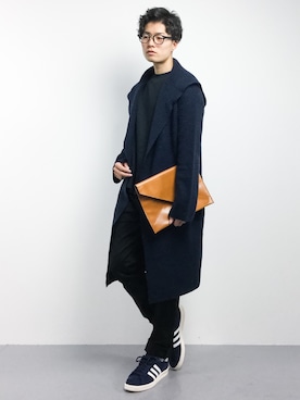 「DETAILS（ディテールズ）のアイテム」を使った、武井一輝さん（メンズ・173cm）の冬コーディネート