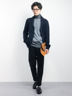 武井一輝さん（メンズ・173cm）の冬コーディネート