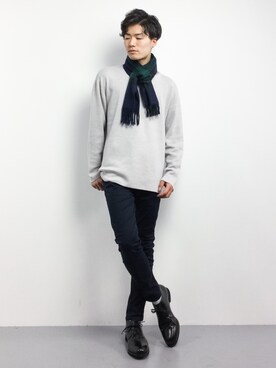 武井一輝さん(メンズ・173cm)の冬コーディネート