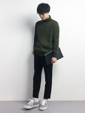 武井一輝さん(メンズ・173cm)の冬コーディネート