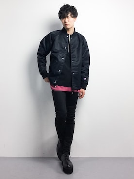 武井一輝さん（メンズ・173cm）の冬コーディネート