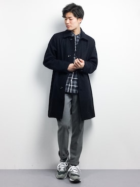 武井一輝さん（メンズ・173cm）の冬コーディネート