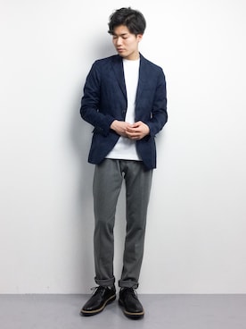 武井一輝さん（メンズ・173cm）の冬コーディネート