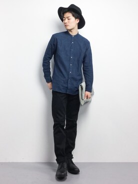 武井一輝さん(メンズ・173cm)の冬コーディネート