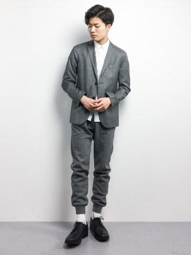 武井一輝さん（メンズ・173cm）の冬コーディネート