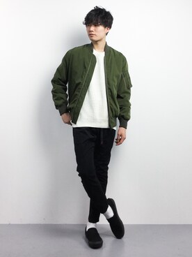 武井一輝さん（メンズ・173cm）の冬コーディネート