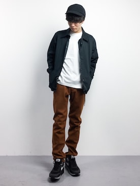 武井一輝さん(メンズ・173cm)の冬コーディネート