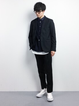 武井一輝さん（メンズ・173cm）の冬コーディネート