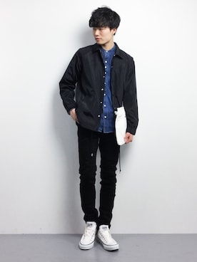 武井一輝さん(メンズ・173cm)の冬コーディネート