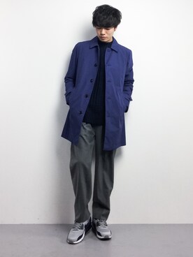 「DETAILS（ディテールズ）のアイテム」を使った、武井一輝さん（メンズ・173cm）の冬コーディネート