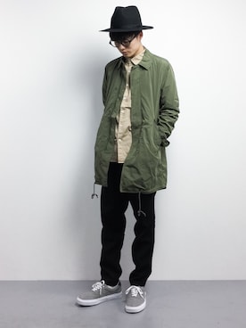 武井一輝さん（メンズ・173cm）の冬コーディネート