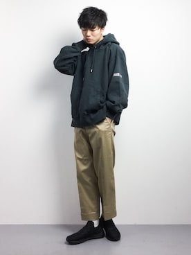 武井一輝さん（メンズ・173cm）の冬コーディネート