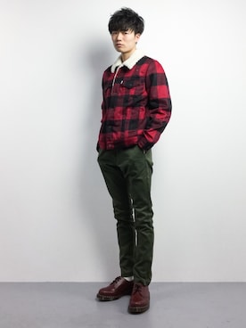 武井一輝さん(メンズ・173cm)の冬コーディネート