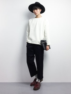 武井一輝さん（メンズ・173cm）の冬コーディネート