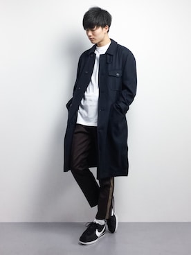 武井一輝さん（メンズ・173cm）の冬コーディネート