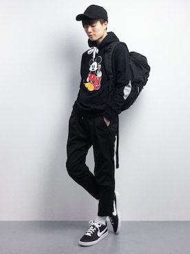 武井一輝さん(メンズ・173cm)の冬コーディネート