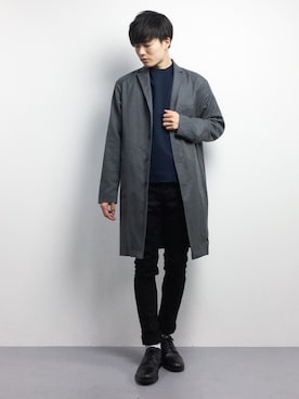 武井一輝さん（メンズ・173cm）の冬コーディネート