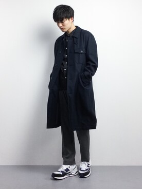 武井一輝さん（メンズ・173cm）の冬コーディネート