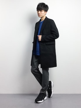 武井一輝さん（メンズ・173cm）の冬コーディネート