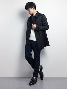 武井一輝さん（メンズ・173cm）の冬コーディネート