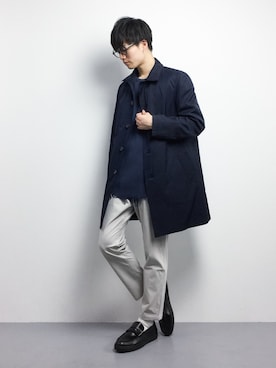 武井一輝さん(メンズ・173cm)の冬コーディネート