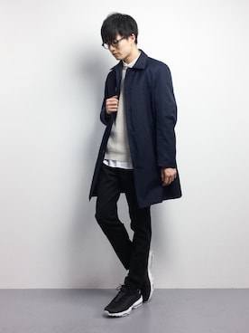 武井一輝さん(メンズ・173cm)の冬コーディネート