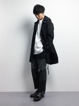 「SILAS(サイラス)のアイテム(ジャケット/アウター)」を使った、武井一輝さん(メンズ・173cm)の冬コーディネート